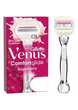 Бритва Gillette Venus Comfortglide Sugarberry, 1 станок + 2 кассеты